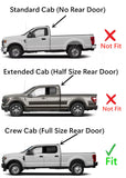 Platinum Edition Driver Left Side Rear Door Window Door Glass Compatible with Ford F150 4 Door Crew Cab 2015-2020 Models / F250 F350 F450 F550 4 Door Crew Cab 2017-2022 Models