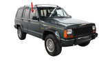 Passenger Right Side Front Door Window Door Glass Compatible with Jeep Cherokee/Wagoneer 1984-1996 4 Door Models / Comanche Pickup 1986-1992 2 Door Models