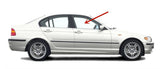 Passenger Right Side Front Door Window Door Glass Compatible with BMW 323i 328i 1999-2000 4 Door Models/ 325i 325xi 330i 330xi 2001-2005 4 Door Models