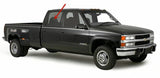 Passenger Right Side Rear Door Window Door Glass Compatible with Chevrolet Pickup/GMC Pickup C2500 K2500 C3500 K3500 Pickup 4 Door Crew Cab 1993-2000 Models
