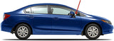 Passenger Right Side Front Vent Window Vent Glass Compatible with Honda Civic 4 Door Sedan 2012-2015 Models