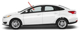 Driver Left Side Front Door Window Door Glass Compatible with Ford Focus 2012-2018 Models (Not For Focus Rally Sport)