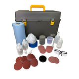Delta Kits ClearPro PLUS Professional Headlight Restoration System Kit with Infinity Water-Based Headlight Coating, Sanding & Polishing Discs, Cleaning Supplies, Toolbox and Digital Training Packet – Restores 60+ Headlights, Sander Not Included