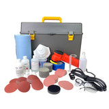 Delta Kits ClearPro PLUS Professional Headlight Restoration Kit – 240V International Plug, Complete System with Griot’s 3-Inch Random Orbital Sander, Infinity Water-Based Headlight Coating, Sanding & Polishing Discs, Restores 60+ Headlights