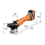 71380262090 FEIN Cordless Beveler 18V up to 3/16 Inch with 45° Milling Head, Dual 5.2Ah Batteries, Rapid Charger, Metal Edge Beveling Tool Kit