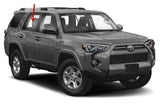 Passenger Right Side Rear Door Window Door Glass Compatible with Toyota 4Runner 2010-2022 Models