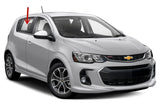 Passenger Right Side Rear Door Window Door Glass Compatible with Chevrolet Sonic 4 Door Hatchback 2012-2020 Models