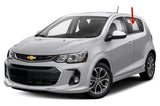 Driver Left Side Rear Door Window Door Glass Compatible with Chevrolet Sonic 4 Door Hatchback 2012-2020 Models