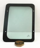 Stationary Passenger Right Side Rear Hinged Body Side Door Window Door Glass Compatible with Ford Econoline E150 E250 E350 Van 1992-2016 Models