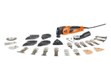 FEIN 72296861090 MultiMaster MM700 Max Top Set Corded Oscillating Multi Tool Kit with Saw Blades Sanding Accessories Scraper and Dust Extraction System