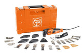 FEIN 72296861090 MultiMaster MM700 Max Top Set Corded Oscillating Multi Tool Kit with Saw Blades Sanding Accessories Scraper and Dust Extraction System