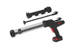 Powerpush by Meritool 9000-610-12V 12V Cordless Adhesive & Sealant Dispensing Gun for 600ml Sausage Packs & 10 oz Cartridges, Professional Battery Powered Applicator for Automotive Urethane, Silicone, Epoxy & Industrial Sealants | SKU: 9000-610-12V
