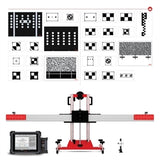 Autel ADAS Standard Frame with LDW All Systems Package & MS909 Tablet - LDW20T 2.0 Comprehensive ADAS calibration solution with MS909 tablet, LDW, radar, camera, LiDAR, & night vision targets.