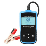 TOPDON ArtiBattery101: Comprehensive 12V Battery Tester with Cranking and Charging System Analysis, Wide Compatibility, and Enhanced Safety Features