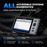 TOPDON ARTIDIAG800 provides OE-level diagnostics and code editing for Domestic, Euro, and Asian vehicles AutoVIN Technology