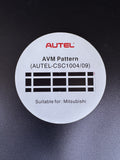 Autel Mitsubishi 360 Panoramic Image System Calibration Pattern CSC1004-09 | AVM Camera Calibration Target Set | Left & Right Side Targets