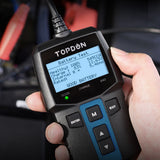 TOPDON BT100 12V Battery & Charging System Tester – Dealer-Level Accuracy for Automotive, Car, Motorcycle, Truck Systems
