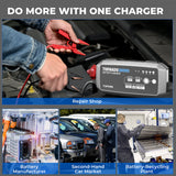 TOPDON Tornado30000 Smart Battery Charger | 6V/12V/24V Lead-Acid & Lithium | 9-Step Smart Charging, 12 Modes, Multi-Battery Support, Power Supply Function