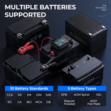 TOPDON BTMobile Pro Bluetooth Battery Tester, 12V & 24V Automotive Battery & Charging System Analyzer, Wireless Car Battery Tester with BCI Battery Library, Digital Battery Health, Cranking & Charging Tests, Smart App Control