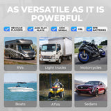 TOPDON BTMobile ProS 12V Wireless Battery Tester | Professional Battery Analyzer for Flooded, AGM, GEL, EFB | Tests 100–2000 CCA, Cranking, Charging & Battery Health | Reverse Polarity Protection