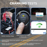 TOPDON BTMobile ProS 12V Wireless Battery Tester | Professional Battery Analyzer for Flooded, AGM, GEL, EFB | Tests 100–2000 CCA, Cranking, Charging & Battery Health | Reverse Polarity Protection