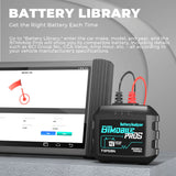 TOPDON BTMobile ProS 12V Wireless Battery Tester | Professional Battery Analyzer for Flooded, AGM, GEL, EFB | Tests 100–2000 CCA, Cranking, Charging & Battery Health | Reverse Polarity Protection
