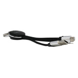 TOPDON Multi-Outlet Charging Cable | Type-C, Lightning & Micro USB Ports | Universal Multi-Device Power Charging Cable for Smartphones, Tablets & Electronics