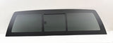 Flush Fit Manual Slider Back Window Back Glass Compatible with Chevrolet Silverado / GMC Sierra 1500 2007-2013 Models & 2500 3500 2007-2014 Models Pickup (Not For Classic Models)
