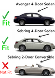 Passenger Right Side Front Door Window Door Glass Compatible with Chrysler Sebring/Dodge Avenger 2007-2010 Models