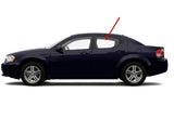 Driver Left Side Rear Door Window Door Glass Compatible with Dodge Avenger 4 Door Sedan 2008-2010 Models