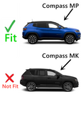 Passenger Right Side Front Door Window Door Glass Compatible with Jeep Compass MP 2017-2022 Models