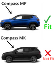 Driver Left Side Front Door Window Door Glass Compatible with Jeep Compass MP 2017-2022 Models