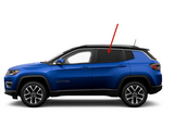 Tempered Driver Left Side Rear Door Window Door Glass Compatible with Jeep Compass MP 2017-2023 Models (Not For Compass MK)