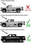 Driver Left Side Front Door Window Door Glass Compatible with Chevrolet Silverado 2500/3500 2020-2024 & GMC Sierra 2500/3500 2020-2023 4-Door Models (Not For 1500)