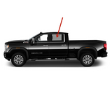 Driver Left Side Rear Door Window Door Glass Compatible with Chevrolet Silverado 2500/3500 2020-2024 & GMC Sierra 2500/3500 2020-2023 4 Door Crew Cab Pickup (Full Size Rear Door) Models