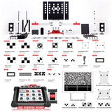 Autel ADAS Advanced Package: Includes ADASCOMPLETE, LDWTARGET2, and ADASTABLET. Complete solution for ADAS calibration, lane departure warning, and tablet for advanced diagnostics.