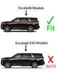 With Sensor Style Tempered Driver Left Side Quarter Window Quarter Glass Compatible with Cadillac Escalade 2021-2024 Models ( Not For Escalade ESV)