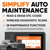 ThinkCar Edge 6 - OBD2 Scanner Vehicle Diagnostic Testing Tool Car Code Reader