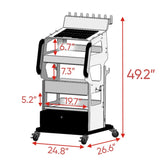 ThinkCar TPC101 Professional Diagnostic Tool Cart  - 5-Level Mobile Workstation with Locking Storage & 360° Casters