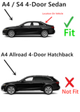 Heated Back Window Back Glass Compatible with Audi A4/ S4/ 4 Door Sedan 2017-2022 Models