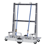 Groves FC-48 48" L x 28" W x 42" H Six Wheeled Fabrication Cart, Racks