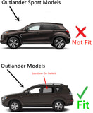 Driver Left Side Rear Door Window Door Glass Compatible with Mitsubishi Outlander 2007-2013 Models