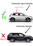 Clear Passenger Right Side Rear Door Window Door Glass Compatible with Mitsubishi Outlander Sport 2011-2024 Models