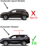 Driver Left Side Rear Door Window Door Glass Compatible with Mitsubishi Outlander 2014-2021 Models