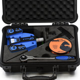 GT Tools AXIS™ Windshield Removal Tool – Dual Independent Spindle Cord-Style Glass Cut-Out Tool, Ratchet & Free-Spool Switching, Standard 5/16" Hex Drive, Manual Vacuum Base, Professional Auto Glass Removal Tool Made In The USA