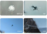 Plastic UV Curing Films for Windscreen Repair – Auto Glass Windshield Chip & Crack Protective UV Resin Film Sheets