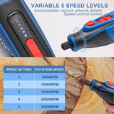 Windshield chip repair drill 4V Cordless Mini Rotary Tool Set Multifunction Engraving Pen for Grinding and Engraving - Windshield chip repair drill