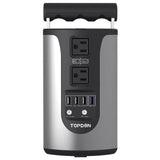 TOPDON Hurricano200 (H200): Portable Lithium Power Station with 200W Pure Sinewave Output for Home, Outdoor, and Emergency Use