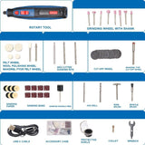 Windshield chip repair drill 4V Cordless Mini Rotary Tool Set Multifunction Engraving Pen for Grinding and Engraving - Windshield chip repair drill