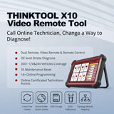 ThinkCar ThinkTool X10 - 10" OBD2 Scanner Car Code Reader Professional Automotive Diagnostic Equipment Tablet Tool with Remote Access Support